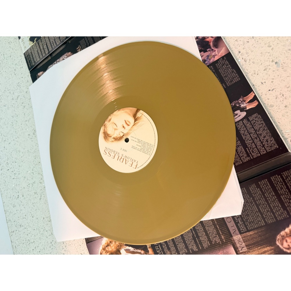 Taylor Swift Fearless Taylor's Version Gold 3LP Vinyl Record Set 2021 - Picture 11 of 12